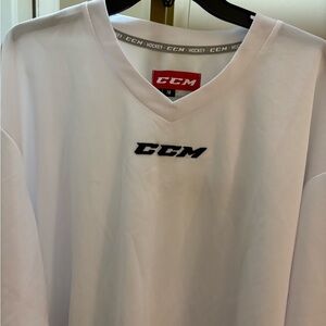 CCM White Hockey Jersey for Men